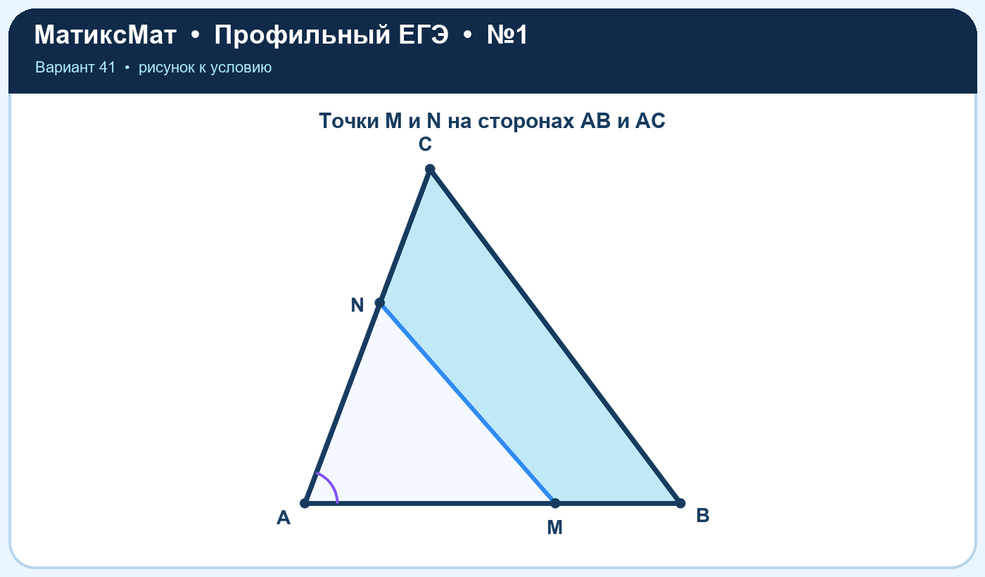 Рисунок к задаче 41, ЕГЭ задание 1