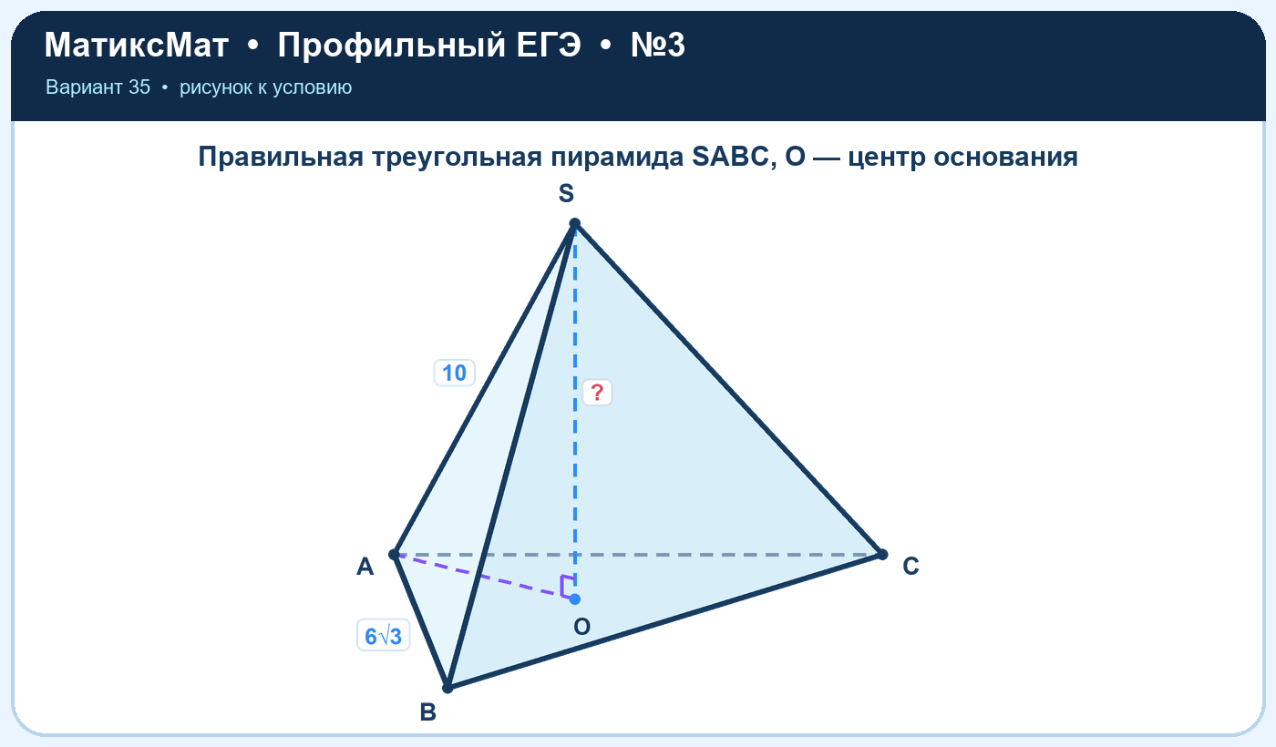 Рисунок к задаче 35, ЕГЭ задание 3