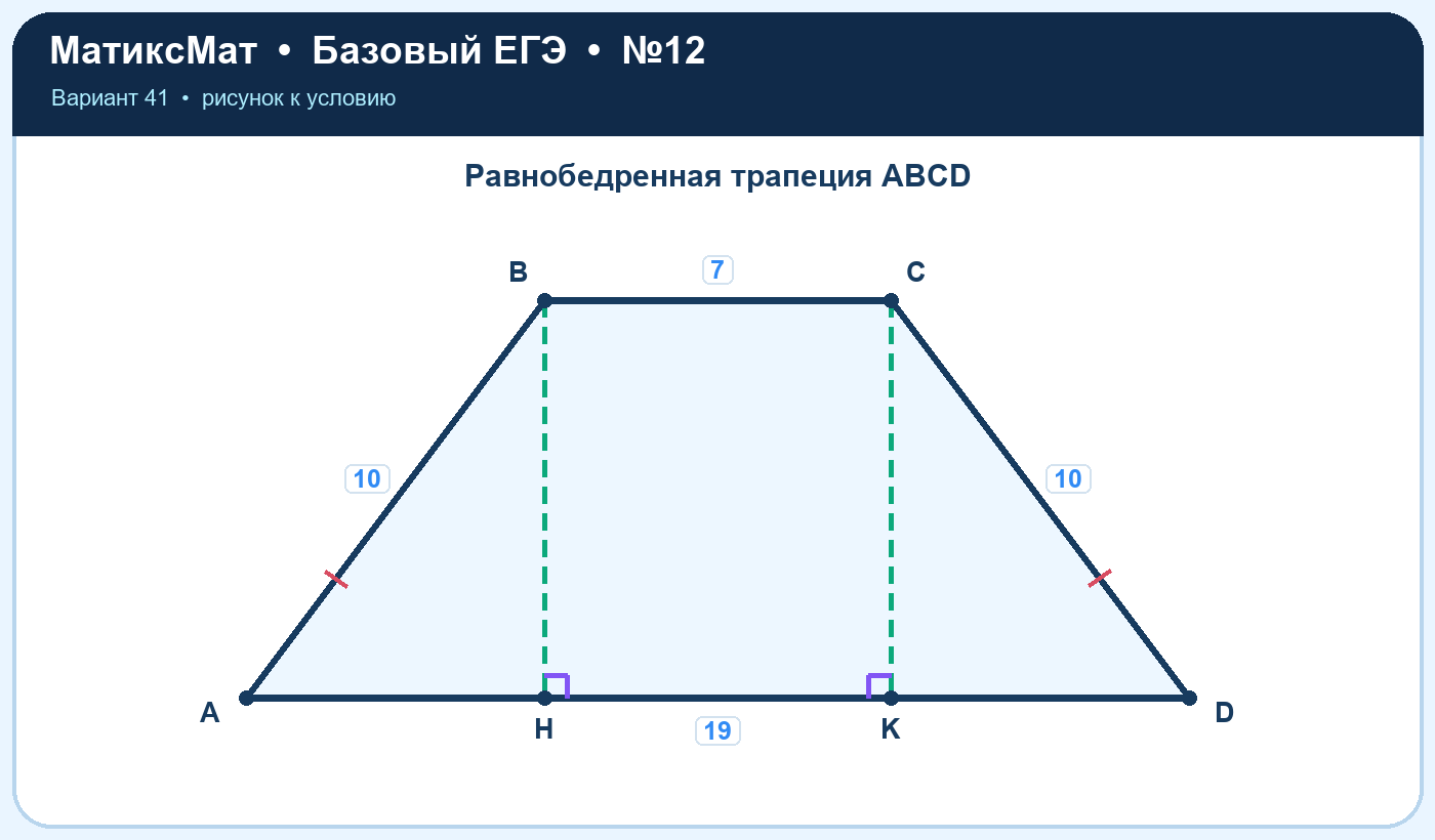 Рисунок к задаче 41, ЕГЭ БАЗА задание 12