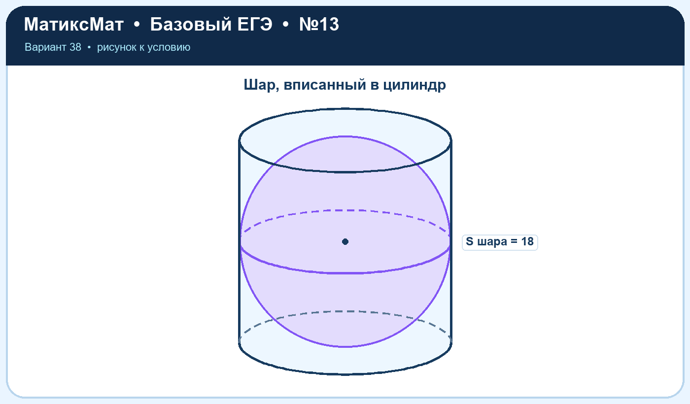 Рисунок к задаче 38, ЕГЭ БАЗА задание 13