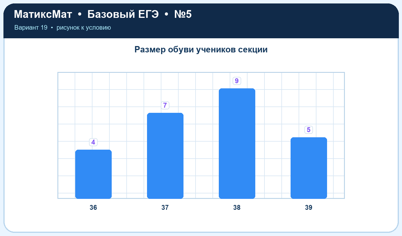 Рисунок к задаче 19, ЕГЭ БАЗА задание 5