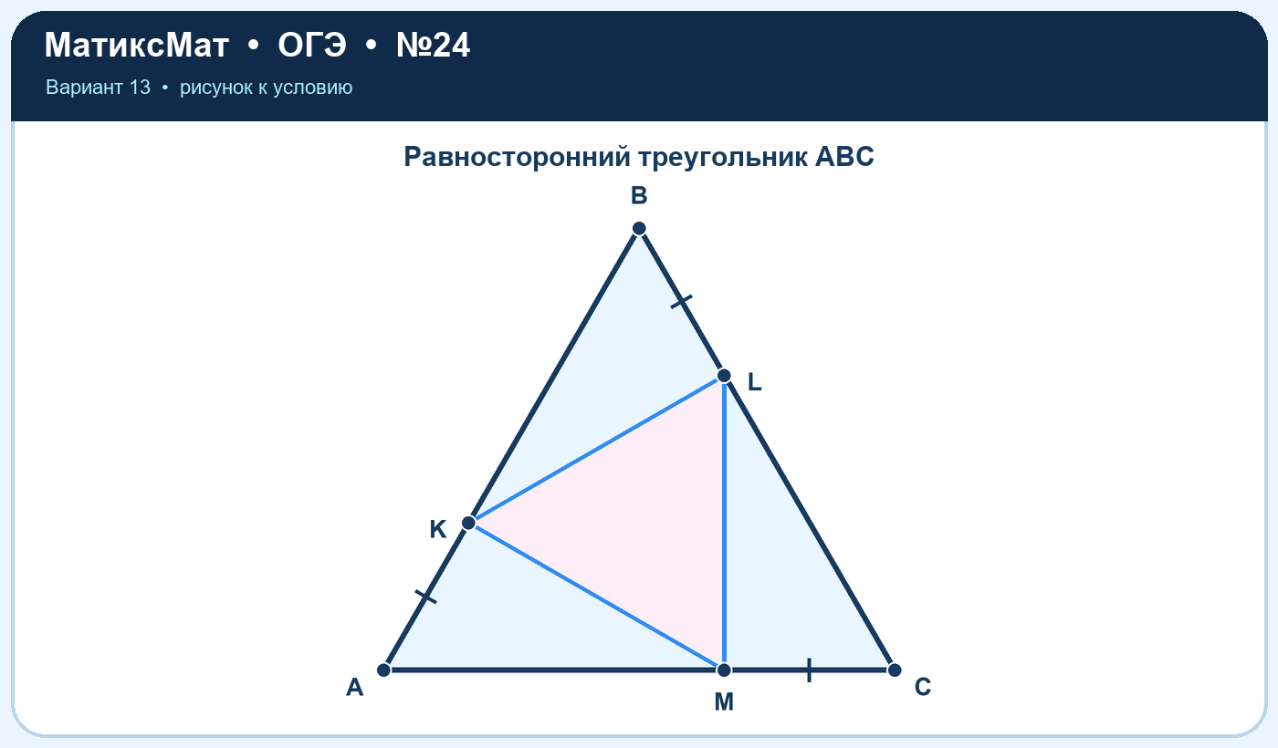 Рисунок к задаче 13, ОГЭ задание 24