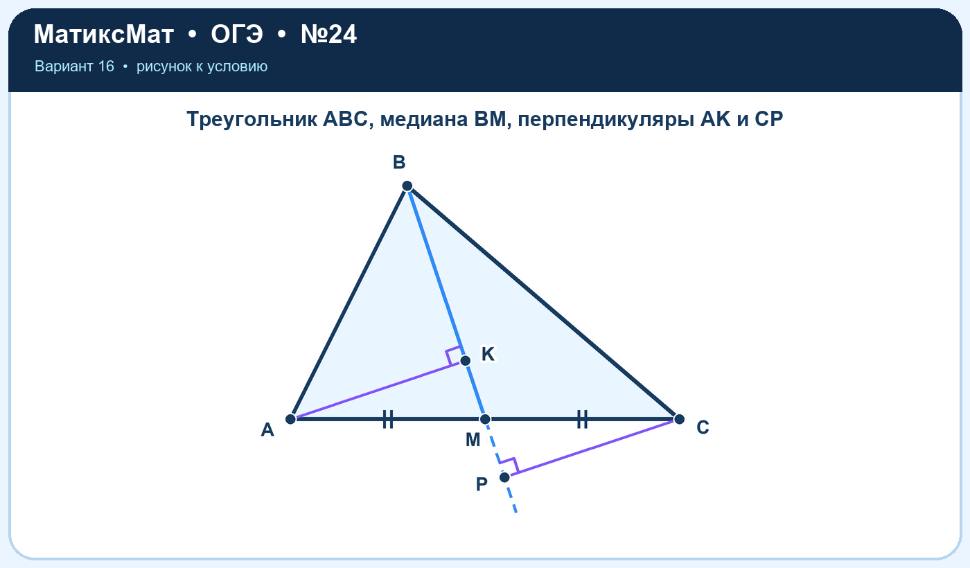 Рисунок к задаче 16, ОГЭ задание 24