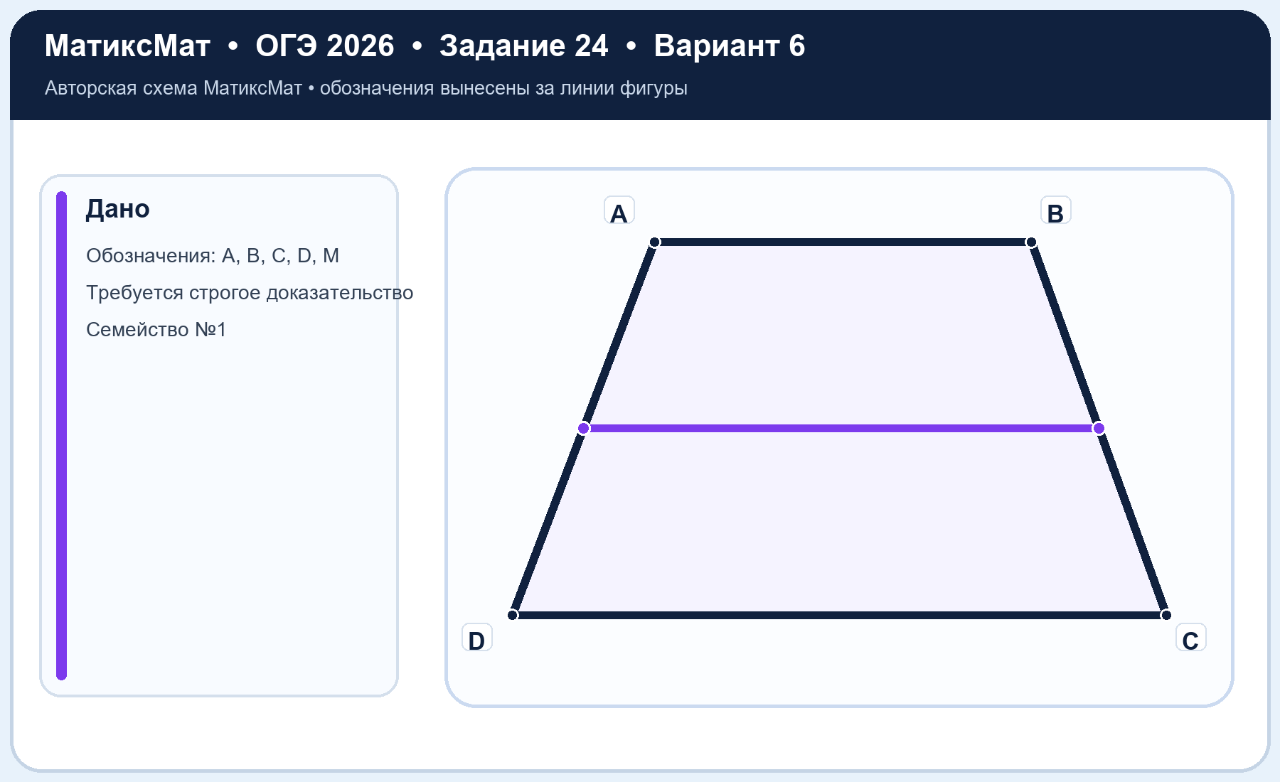 Рисунок к задаче 6, ОГЭ задание 24
